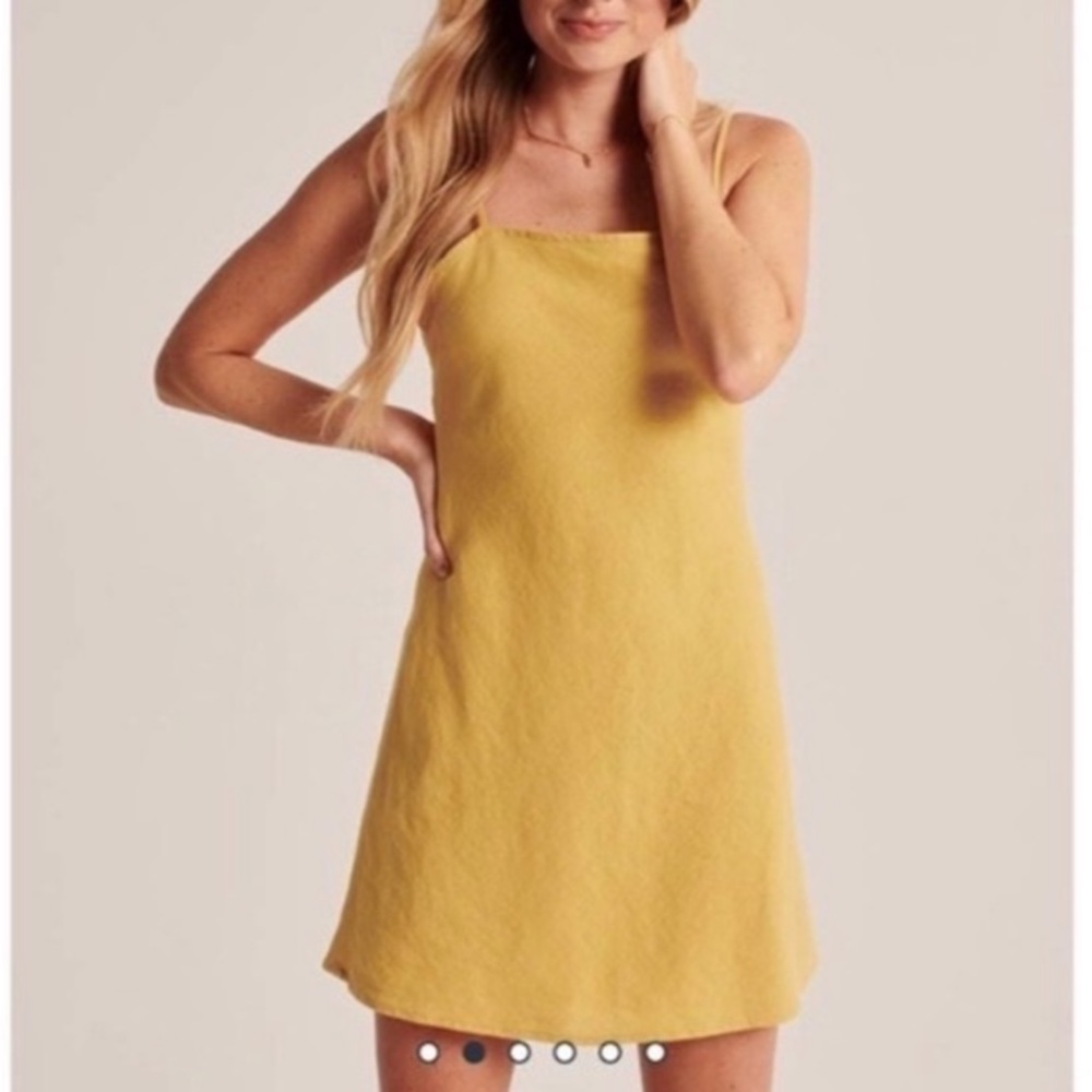 Abercrombie & Fitch Linen Mini Dress